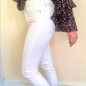 White J Crew Skinny jeans